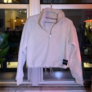 Cream/Ivory Calvin Klein Fuzzy Sweater